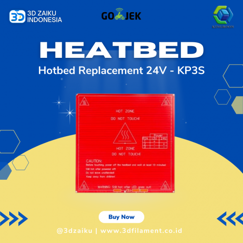 Original Kingroon KP3S KP5M KP5L Heatbed Hotbed Replacement 24V - KP3S